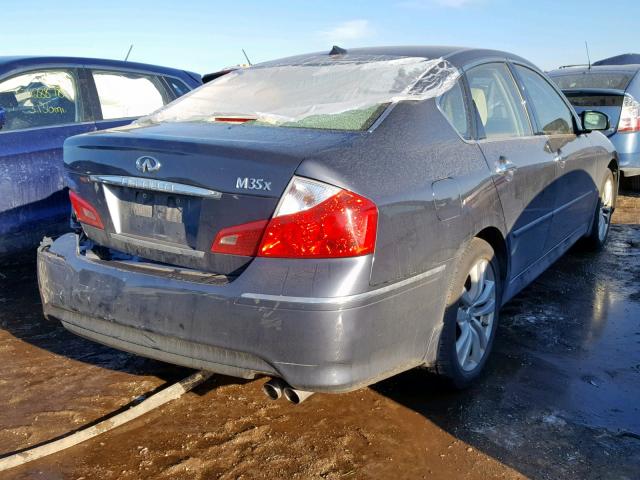 JNKAY01FX8M655561 - 2008 INFINITI M35 BASE BLUE photo 4