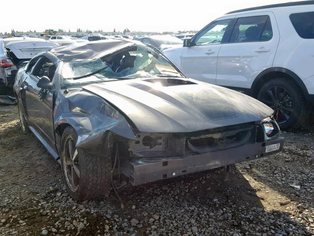 1FAFP42R73F420077 - 2003 FORD MUSTANG MA GRAY photo 1