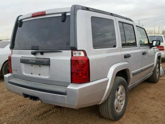 1J8HG48N06C143309 - 2006 JEEP COMMANDER Gümüş foto 4