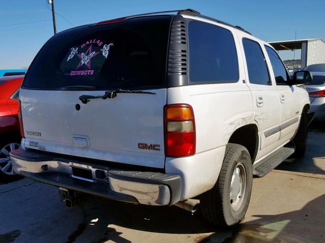 1GKEK13Z53R292314 - 2003 GMC YUKON WHITE photo 4