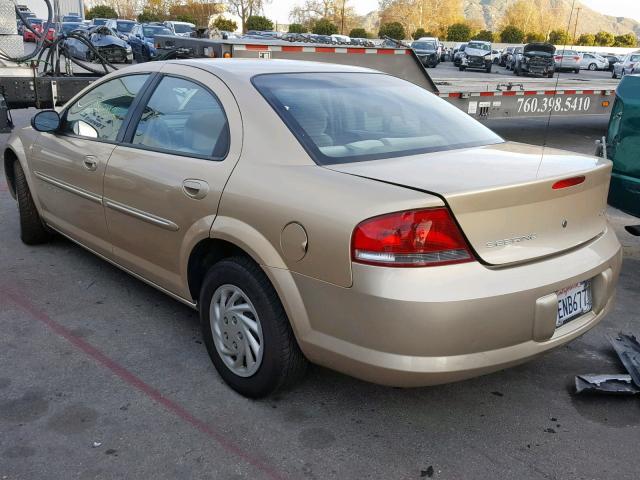 1C3EL46U31N575149 - 2001 CHRYSLER SEBRING LX BROWN photo 3