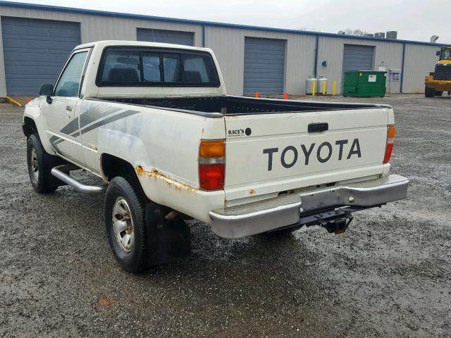 JT4RN63A8J0195184 - 1988 TOYOTA PICKUP RN6 WHITE photo 3