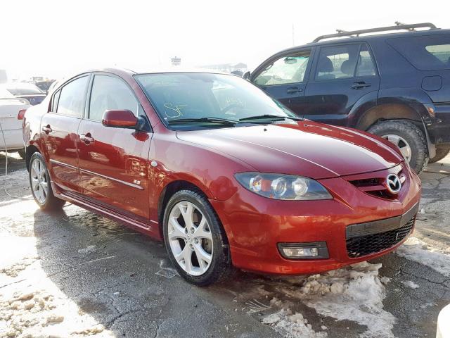 JM1BK323781181017 - 2008 MAZDA 3 S RED photo 1