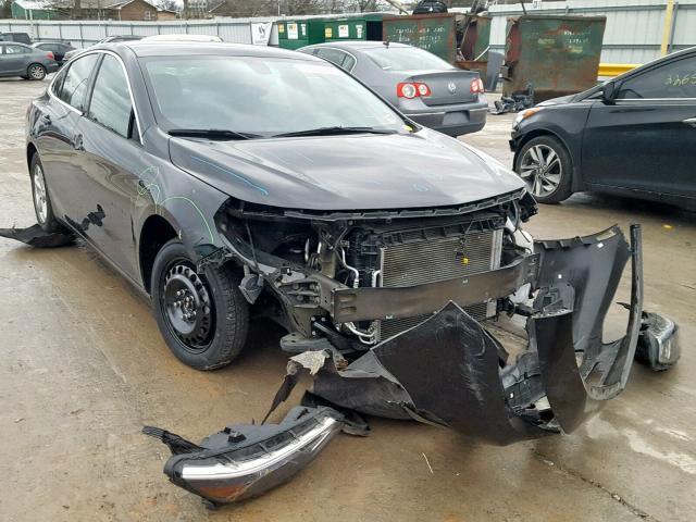 1G1ZB5ST3HF223608 - 2017 CHEVROLET MALIBU LS BLACK photo 1