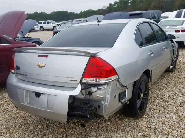 2G1WC5E36E1172815 - 2014 CHEVROLET IMPALA LIM SILVER photo 4