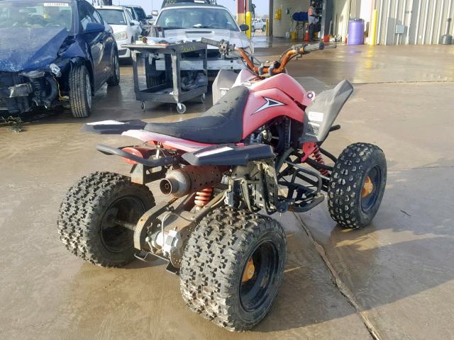 L6UB4HA227A026503 - 2007 JCL 4-WHEELER RED photo 4