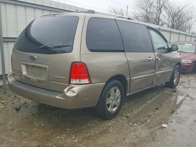 2FMDA582X6BA05968 - 2006 FORD FREESTAR L BROWN photo 4