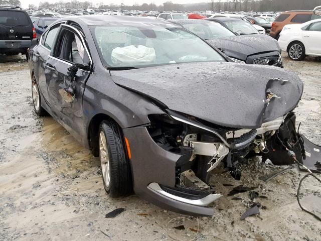 1C3CCCAB5FN580657 - 2015 CHRYSLER 200 LIMITE GRAY photo 1