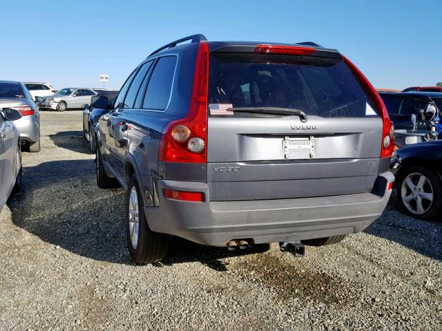 YV4CZ592161248701 - 2006 VOLVO XC90 GRAY photo 3