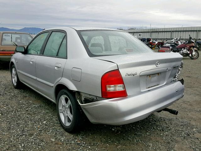 JM1BJ225930138909 - 2003 MAZDA PROTEGE DX SILVER photo 3