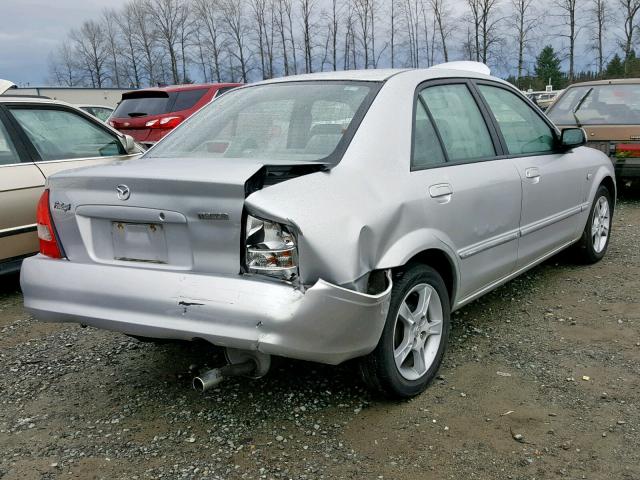 JM1BJ225930138909 - 2003 MAZDA PROTEGE DX SILVER photo 4