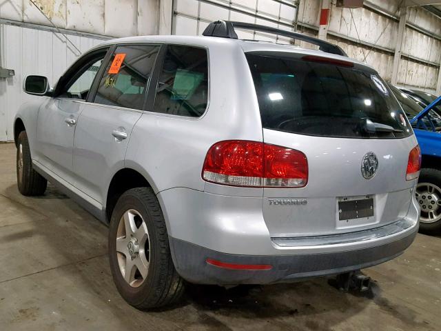 WVGZG77L65D079486 - 2005 VOLKSWAGEN TOUAREG 3. SILVER photo 3