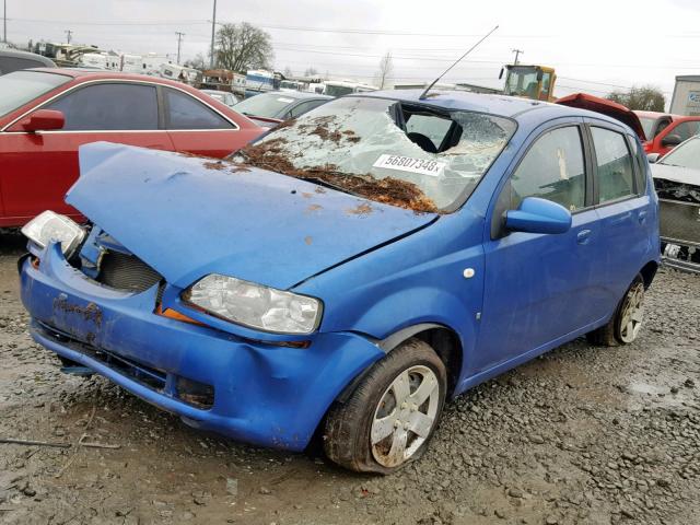KL1TD66698B164600 - 2008 CHEVROLET AVEO BASE Mavi foto 2