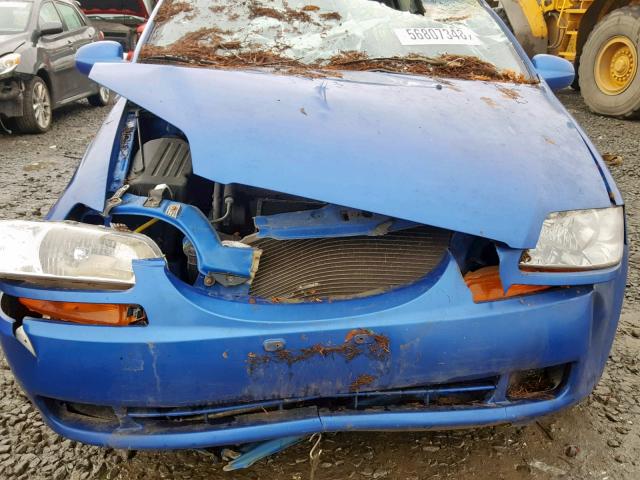 KL1TD66698B164600 - 2008 CHEVROLET AVEO BASE Mavi foto 9