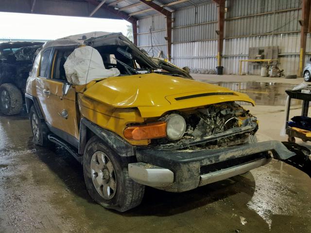 JTEZU11F670004564 - 2007 TOYOTA FJ CRUISER YELLOW photo 1