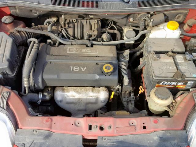 KL1TD66698B038690 - 2008 CHEVROLET AVEO BASE Qırmızı foto 7