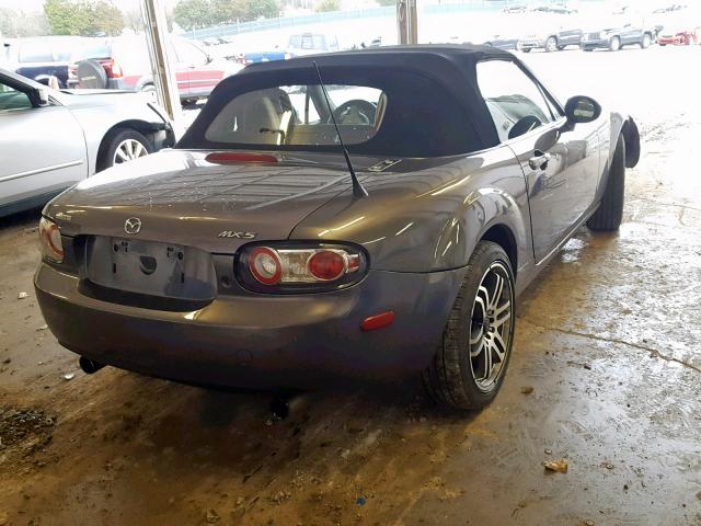 JM1NC25F170130059 - 2007 MAZDA MX-5 MIATA GRAY photo 4