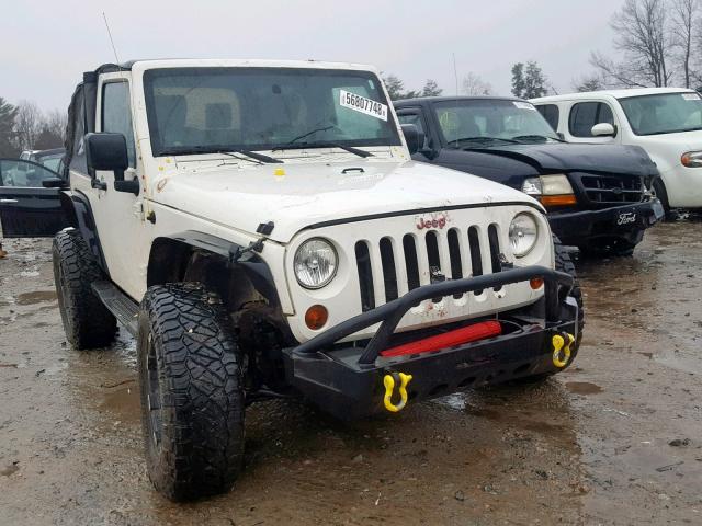 1J4FA24179L788142 - 2009 JEEP WRANGLER X WHITE photo 1