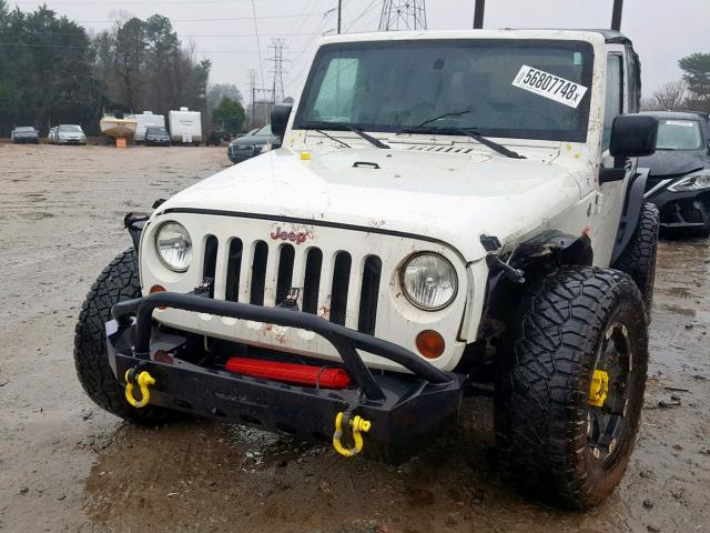 1J4FA24179L788142 - 2009 JEEP WRANGLER X WHITE photo 2