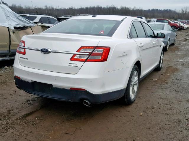 1FAHP2E82EG116975 - 2014 FORD TAURUS SEL WHITE photo 4