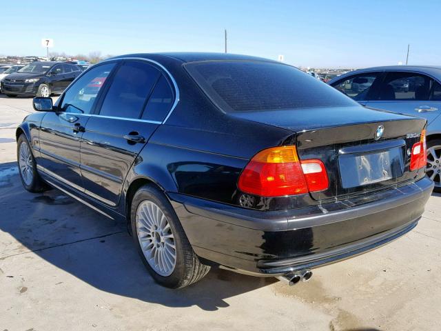 WBAAV53431JS96450 - 2001 BMW 330 I BLACK photo 3