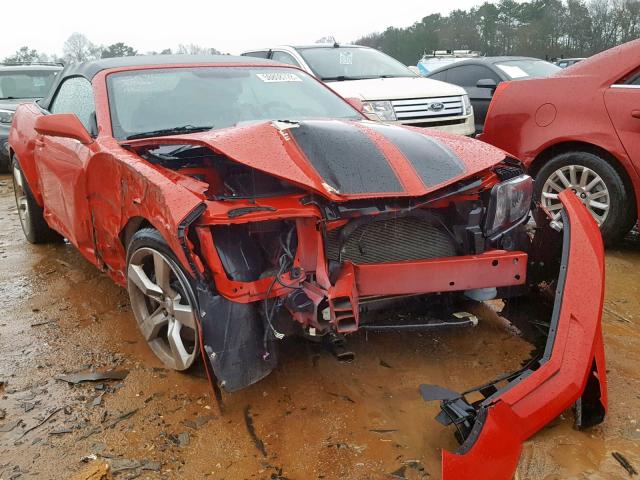 2G1FK3DJ3C9134240 - 2012 CHEVROLET CAMARO 2SS RED photo 1