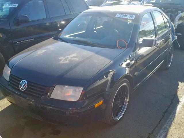 3VWRC29M9YM054676 - 2000 VOLKSWAGEN JETTA GL BLACK photo 2