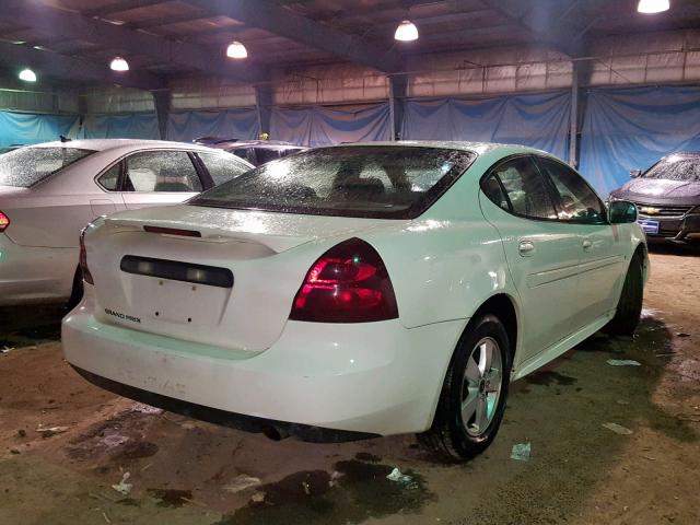 2G2WP552261174781 - 2006 PONTIAC GRAND PRIX WHITE photo 4