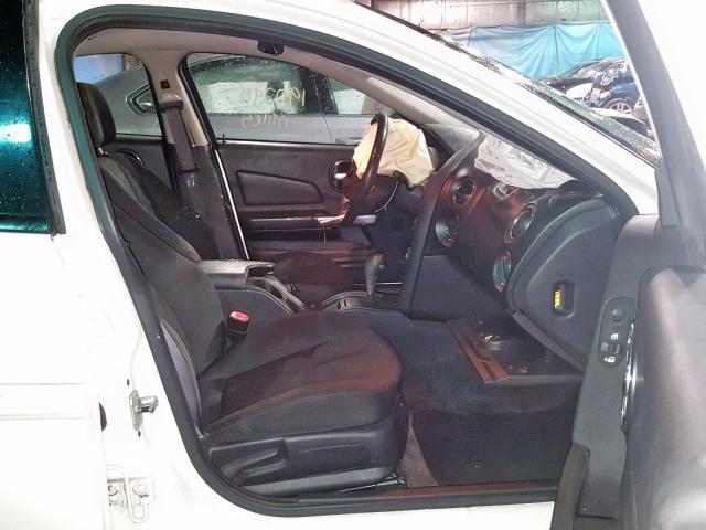 2G2WP552261174781 - 2006 PONTIAC GRAND PRIX WHITE photo 5