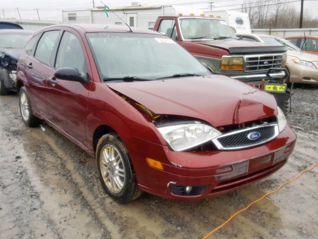 1FAFP37N37W239273 - 2007 FORD FOCUS ZX5 MAROON photo 1