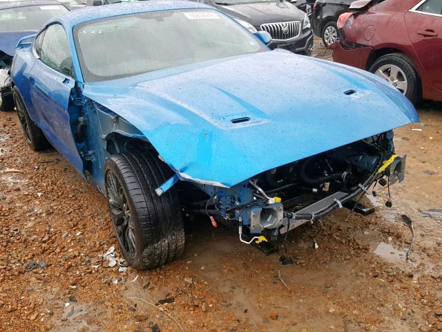 1FA6P8CF5K5118531 - 2019 FORD MUSTANG GT BLUE photo 1