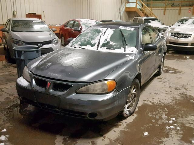 1G2NF52E73M720133 - 2003 PONTIAC GRAND AM S GRAY photo 2