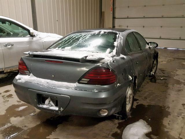 1G2NF52E73M720133 - 2003 PONTIAC GRAND AM S GRAY photo 4