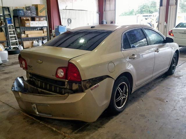 1G1ZG57B48F182195 - 2008 CHEVROLET MALIBU LS TAN photo 4