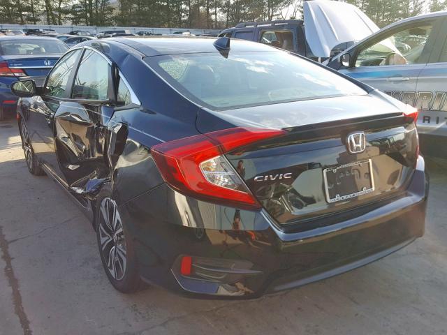 19XFC1F70GE210076 - 2016 HONDA CIVIC EXL BLACK photo 3