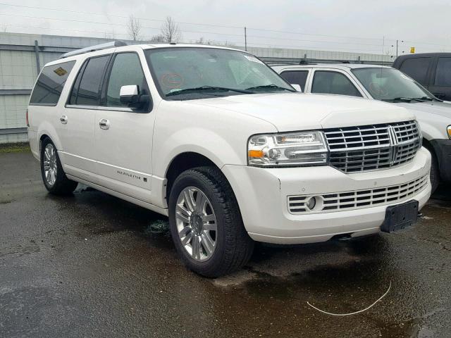 5LMJJ3H56DEL09573 - 2013 LINCOLN NAVIGATOR WHITE photo 1