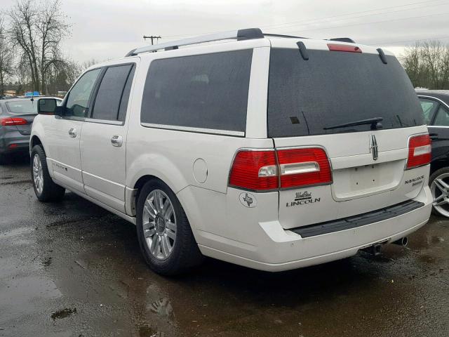 5LMJJ3H56DEL09573 - 2013 LINCOLN NAVIGATOR WHITE photo 3