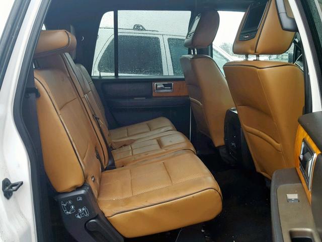 5LMJJ3H56DEL09573 - 2013 LINCOLN NAVIGATOR WHITE photo 6