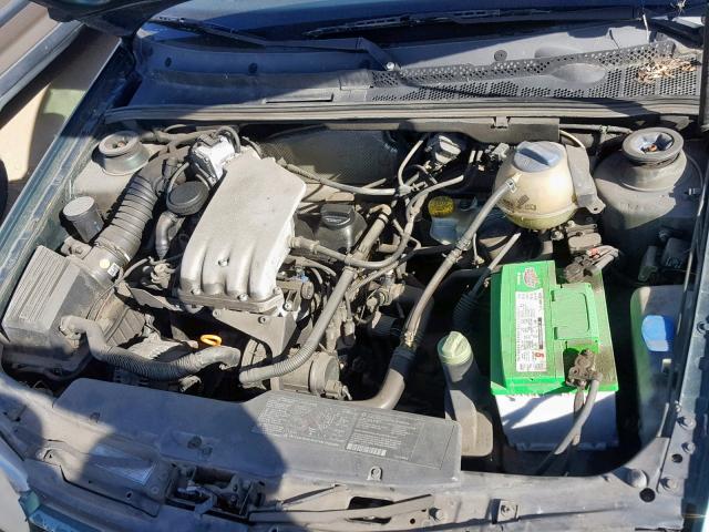 3VWCC21V81M800213 - 2001 VOLKSWAGEN CABRIO GLS GREEN photo 7