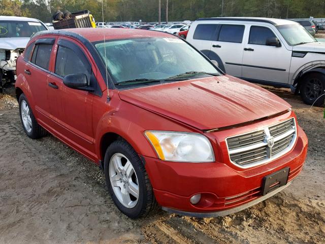 1B3HB48BX7D595373 - 2007 DODGE CALIBER SX RED photo 1