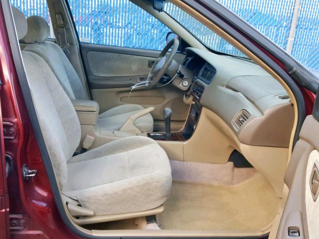 1N4DL01D21C111939 - 2001 NISSAN ALTIMA XE MAROON photo 5