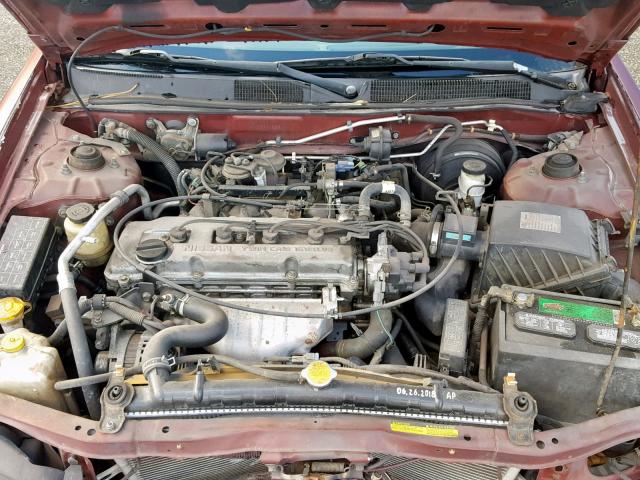 1N4DL01D21C111939 - 2001 NISSAN ALTIMA XE MAROON photo 7