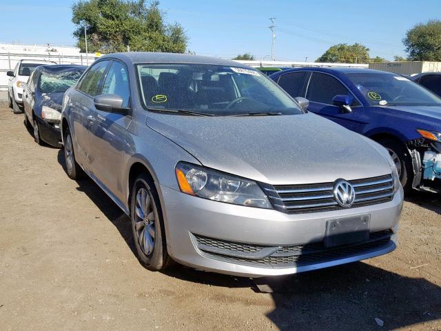 1VWAP7A30CC078439 - 2012 VOLKSWAGEN PASSAT S GRAY photo 1