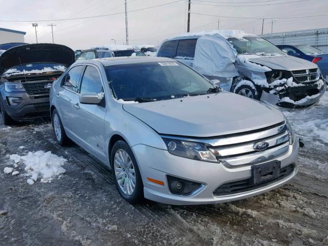 3FADP0L37AR276721 - 2010 FORD FUSION HYB SILVER photo 1