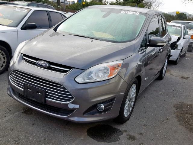 1FADP5CU6EL517002 - 2014 FORD C-MAX PREM SILVER photo 2