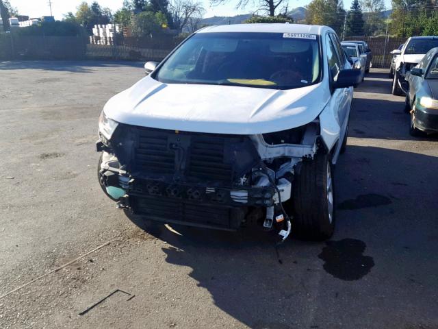 2FMTK3G98FBC35214 - 2015 FORD EDGE SE WHITE photo 2