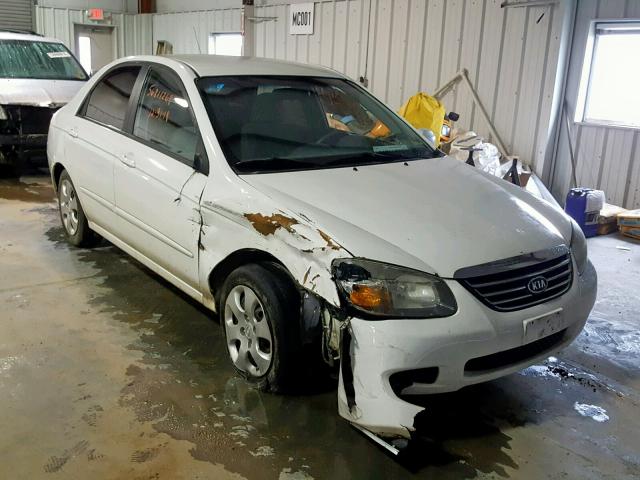 KNAFE221095660131 - 2009 KIA SPECTRA EX WHITE photo 1