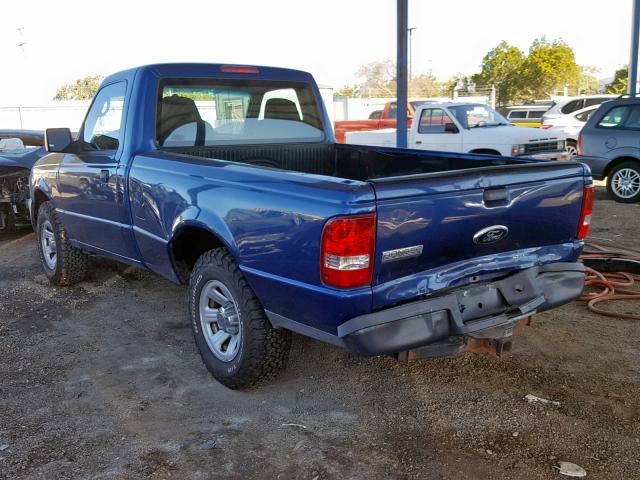 1FTYR10D39PA47867 - 2009 FORD RANGER BLUE photo 3