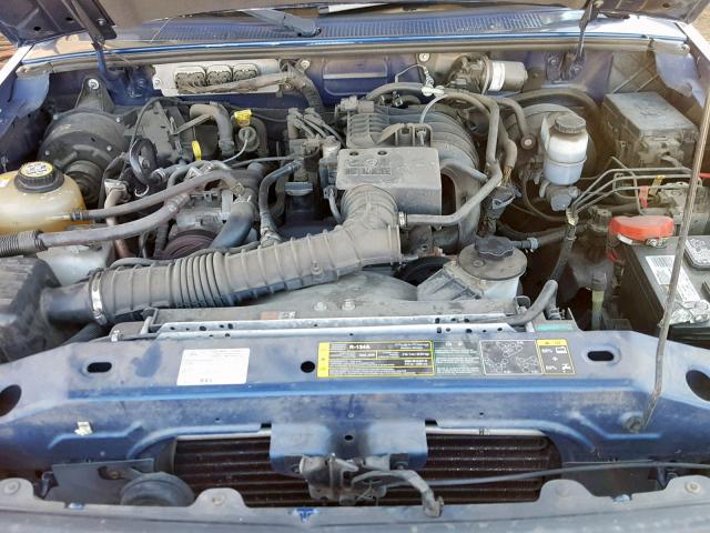 1FTYR10D39PA47867 - 2009 FORD RANGER BLUE photo 7