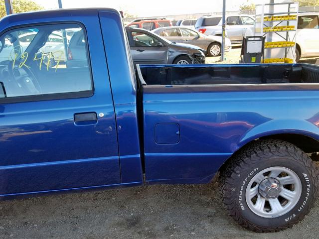 1FTYR10D39PA47867 - 2009 FORD RANGER BLUE photo 9